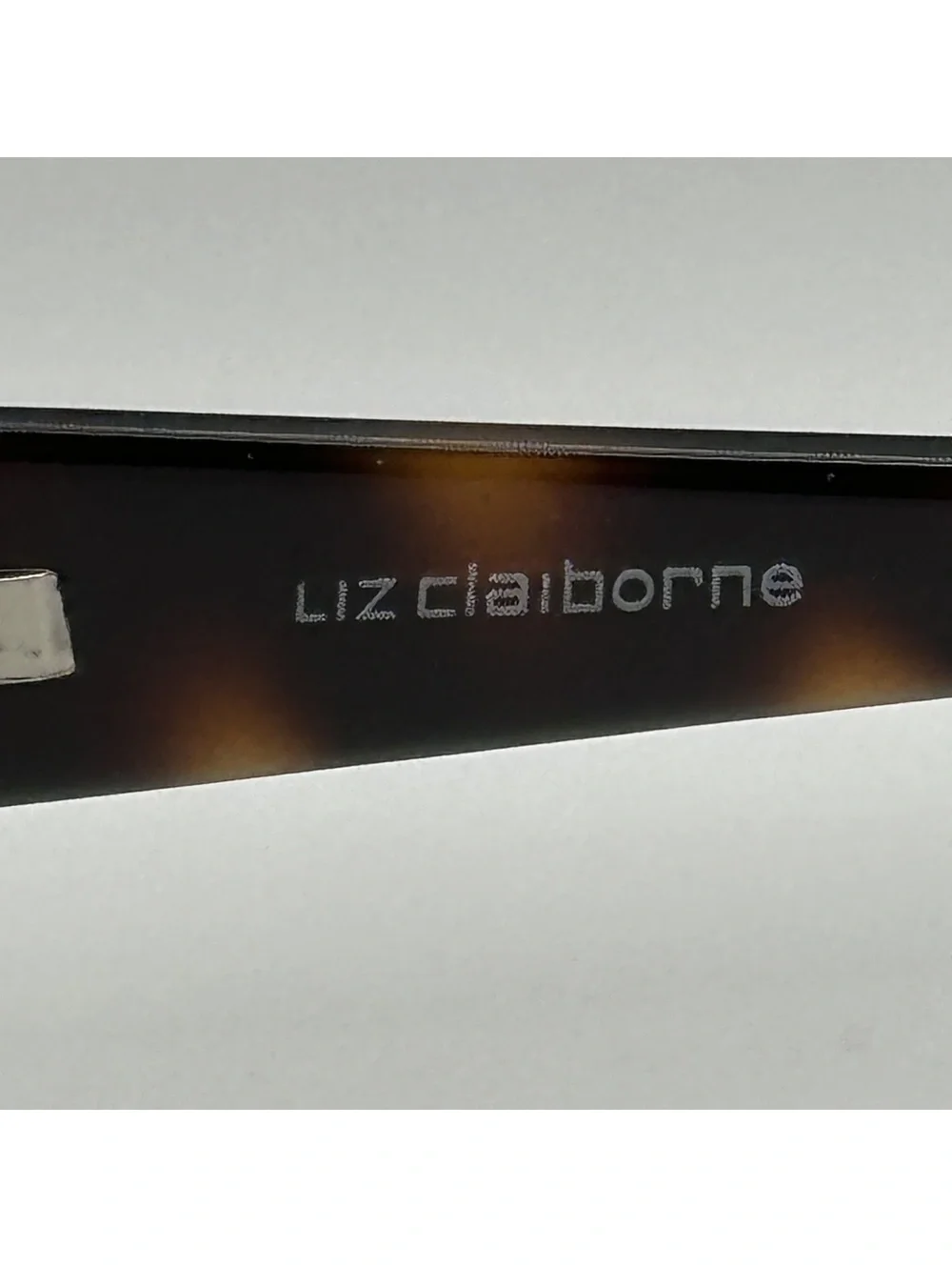 Liz Claiborne Brown Tortoise Rectangular Sunglasses